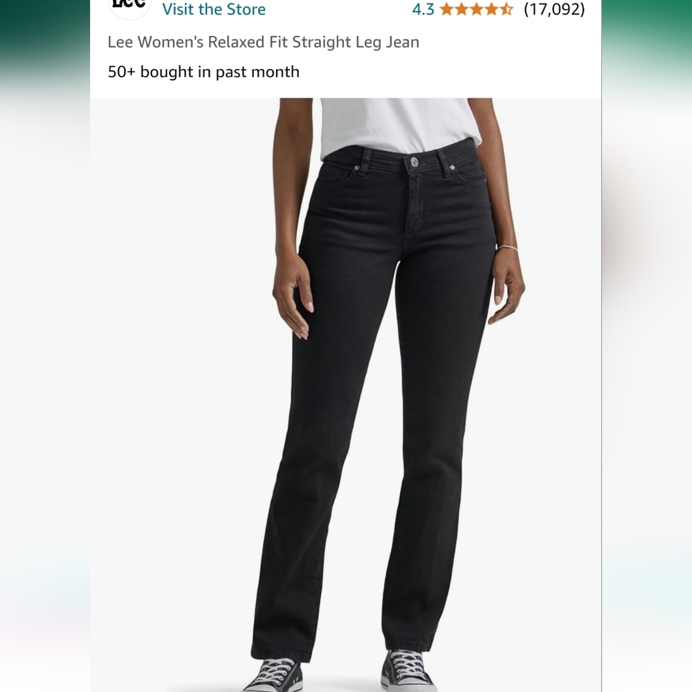 Womens lee jeans size 12 straight leg relaxed fit